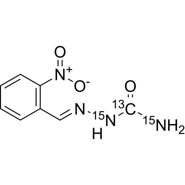 2-Nitrobenzaldehyde semicarbazone-13C,15N2 760179-80-4